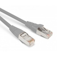 Патч-корд SF/UTP Hyperline (PC-LPM-SFTP-RJ45-RJ45-C6a-1M-LSZH-GY)