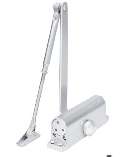 Доводчик NOTEDO DC-090-НО EN4 с ФОП (серебро) в Таганроге Доводчики Pintop.ru