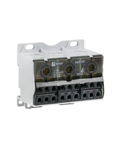 Блок распределительный КБР тройной 175A EKF PROxima (kbr3-175) в Таганроге Боксы для автоматов Pintop.ru