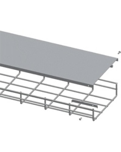 Крышка для лотка шириной 150мм, 1м. LANMASTER LAN-MT-AB150-EZ в Таганроге Аксессуары для лотков Pintop.ru