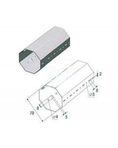 Выходной фланец G12000 Came 119RIG112 в Таганроге Запчасти для шлагбаумов и автоматики Pintop.ru