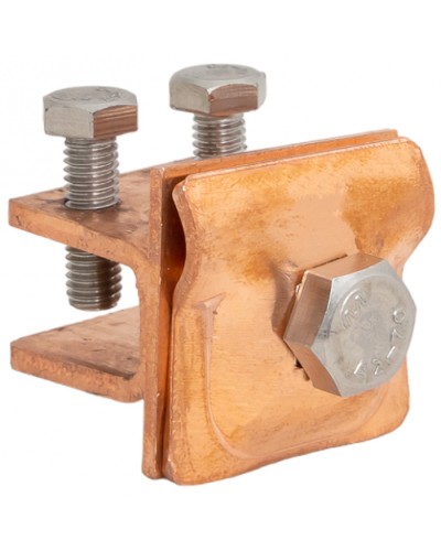 Держатель фальцевый, скручиваемый 3мм, Cu EKF PROxima (lp-33396-cu) в Таганроге Электротехническое оборудование Pintop.ru