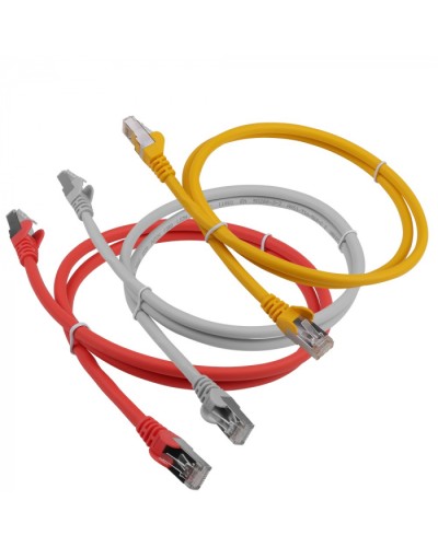 Патч-кордLSZH FTP кат.6A, 7.0 м, белый LANMASTER (LAN-PC45/S6A-7.0-WH) в Таганроге Патч-корды и пигтейлы Pintop.ru