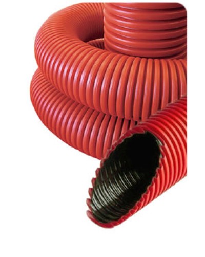 NR040 Гофрированные трубы для прокладки кабеля под землей с протяжкой D40мм (внешн.) (801040) в Таганроге Труба гофрированная Pintop.ru