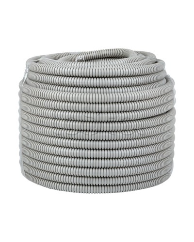 Труба гофр. ПВХ с протяжкой d16 мм (50 м) серая EKF-Plast (tg-z-16-50m) в Таганроге Труба гофрированная Pintop.ru