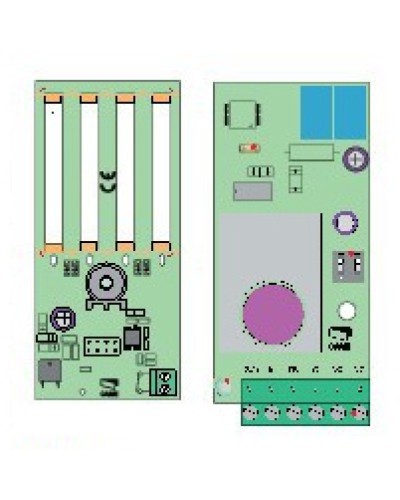 Плата RX DIW01 DBC01 Came 119RIR252 в Таганроге Запчасти для шлагбаумов и автоматики Pintop.ru