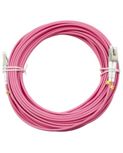 Шнур оптический duplex LC-LC 50/125 mm OM4 20м LSZH Cabeus FOP-50-OM4-LC-LC-20m в Таганроге Патч-корды оптические Pintop.ru