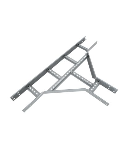 Т-отвод лестничный 80х600х1,2 мм Быстрый монтаж HD КМ-Профиль (LTDS80-600-1.2 HD) в Таганроге Аксессуары для лотков Pintop.ru