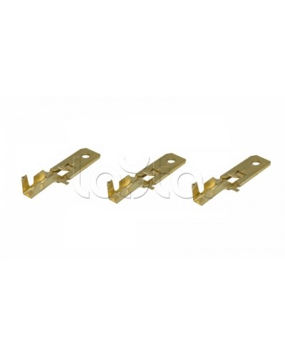 Клемма плоская 1-1.5 мм² (КП штекер - 6.3мм) (100шт/уп) REXANT 08-0911 в Таганроге Клеммные колодки Pintop.ru