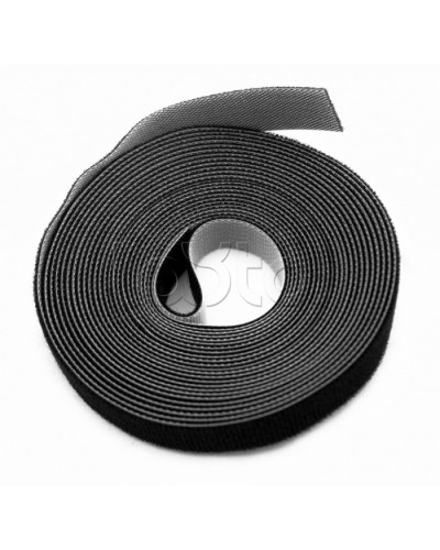 Лента липучка в рулоне, ширина 25 мм Hyperline WASNR-5x25-BK в Таганроге Стяжки-хомуты Pintop.ru