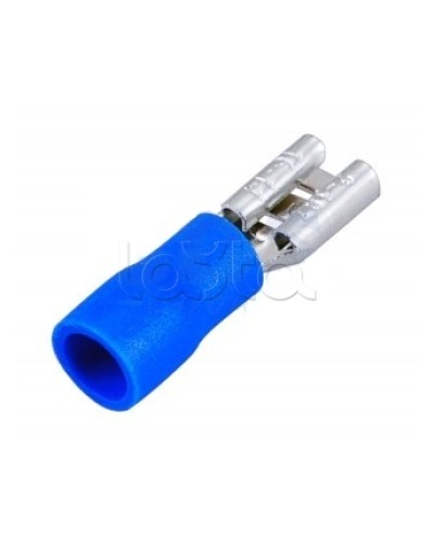 Клемма плоская изолированная 1.5-2.5 мм² (КПИ гнездо - 5.6мм) (100шт/уп) REXANT 08-0432 в Таганроге Клеммные колодки Pintop.ru