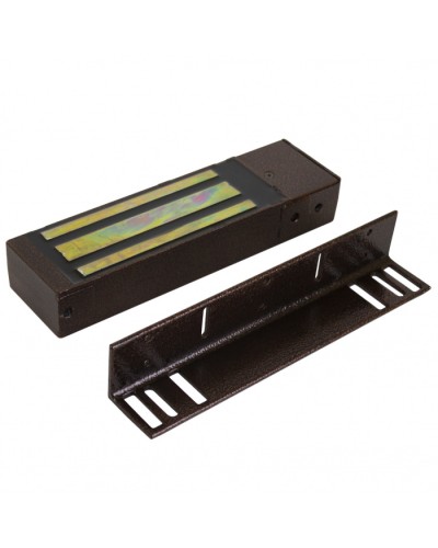 Электромагнитный влагозащищенный замок AccordTec ML-395KB-2 без электроники с датчиком Холла ,цвет Коричневый в Таганроге Электромагнитные замки Pintop.ru