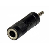 Переходник штекер 3.5мм стерео - гнездо 6.3мм стерео (50шт/уп) REXANT 14-0212