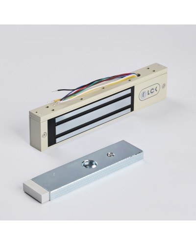 R-Lock RL-EM180-0SG - Электромагнитный замкок, 180кг, DC12/24B, цвет серый, RAL7032 (галечный серый), два датчика втроены в корпус замка: датчик Холла и магнито-контактный датчик в Таганроге Электромагнитные замки Pintop.ru