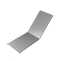 Крышка угла вертикального внутреннего 45° 300х15 (0,7) для лестничного лотка ПожТехКабель (650-802)