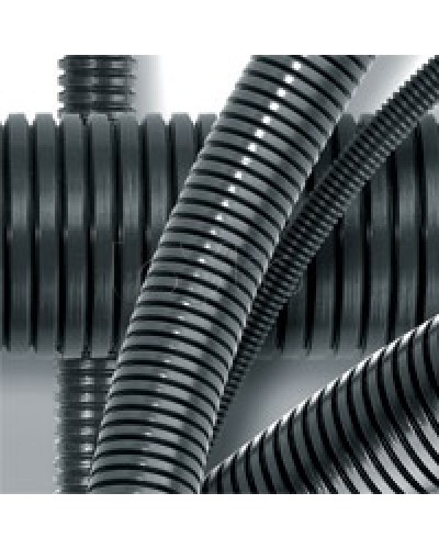 Труба гофрированная DN17мм, ПВ-2, д. вн. 16,8 мм, д. нар. 21,2 мм, полиамид 6 DKC (PA601721F2) в Таганроге Труба гофрированная Pintop.ru