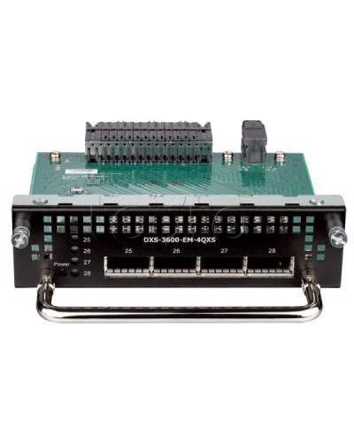 Модуль расширения с 4 портами 40G QSFP+ D-Link DXS-3600-EM-4QXS/A1A в Таганроге Маршрутизаторы, Роутеры и Точки Доступа Pintop.ru