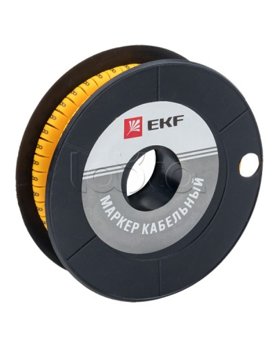 Маркер кабельный 1,5 мм2 8 (1000 шт.) (ЕС-0) EKF PROxima (plc-KM-1.5-8) в Таганроге Аксессуары для кабель-канала Pintop.ru