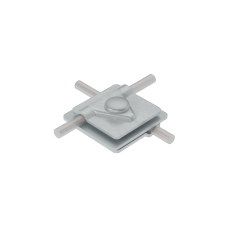 Универсальный соединитель для прутка Ø 5-10 мм с 3 пластинами 40х40 мм HD КМ-Профиль (3USM-D5-10 HD)