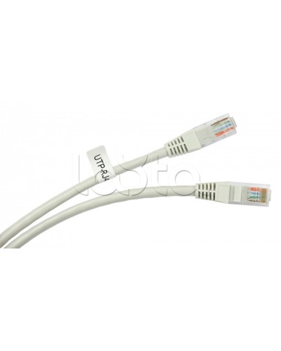 Шнур коммутационный 2xRJ-45/8P8C U/UTP кат.5е (1 м) Cabeus PC-UTP-RJ45-Cat.5e-1m в Таганроге Патчкорды (медные) Pintop.ru