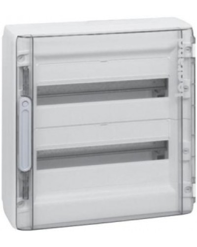 Распределительный щиток XL3 125 с белой дверью 2 ряда 36 модулей 450х450х128 мм Legrand 401647 в Таганроге Щиты электрические Pintop.ru