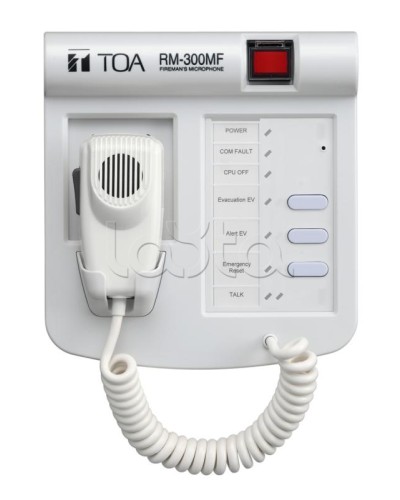 Панель микрофонная пожарная для серии VM-3000 в Таганроге Системы оповещения и трансляции TOA Pintop.ru