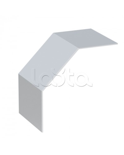 Крышка на угол 90 градусов верт. внеш. лестн. усиленная 150x300 мм (2 мм) HDZ EKF (kvoltp90150300-2-HDZ) в Таганроге Аксессуары для лотков Pintop.ru