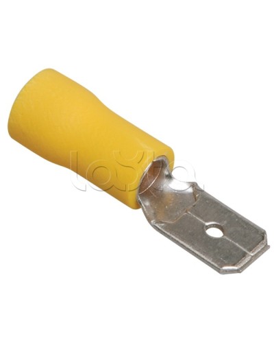 Клемма плоская изолированная 4-6 мм² (КПИ штекер - 6.3мм) (100шт/уп) REXANT 08-0351 в Таганроге Клеммные колодки Pintop.ru